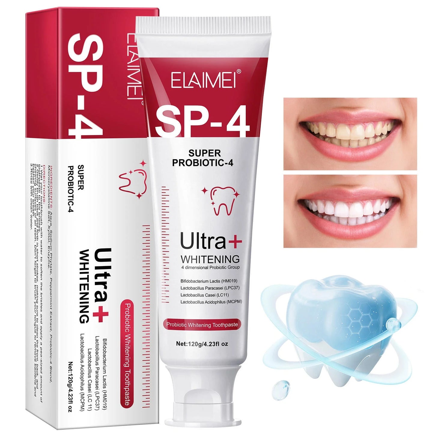 Probiotic Whitening Toothpaste (Pack of 2)