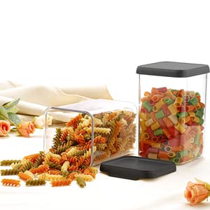 1100 ML Square Airtight Storage Jar | set 6