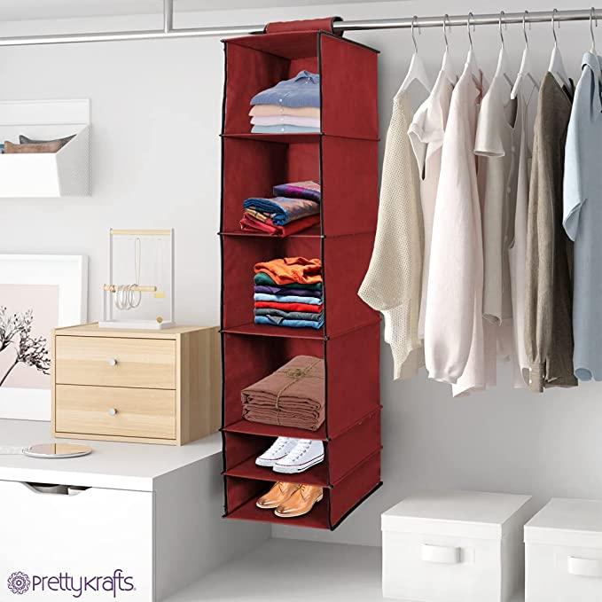 6 Shelves Foldable  Wardrobe