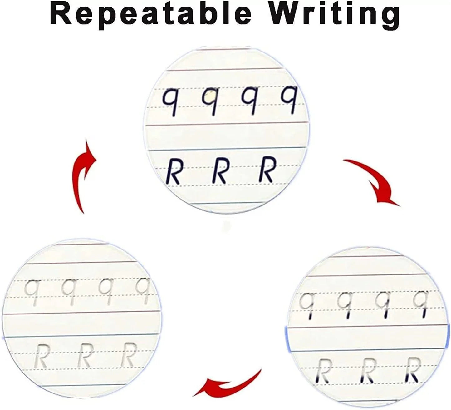 Reusable Handwriting Practice Book 4 BOOKS