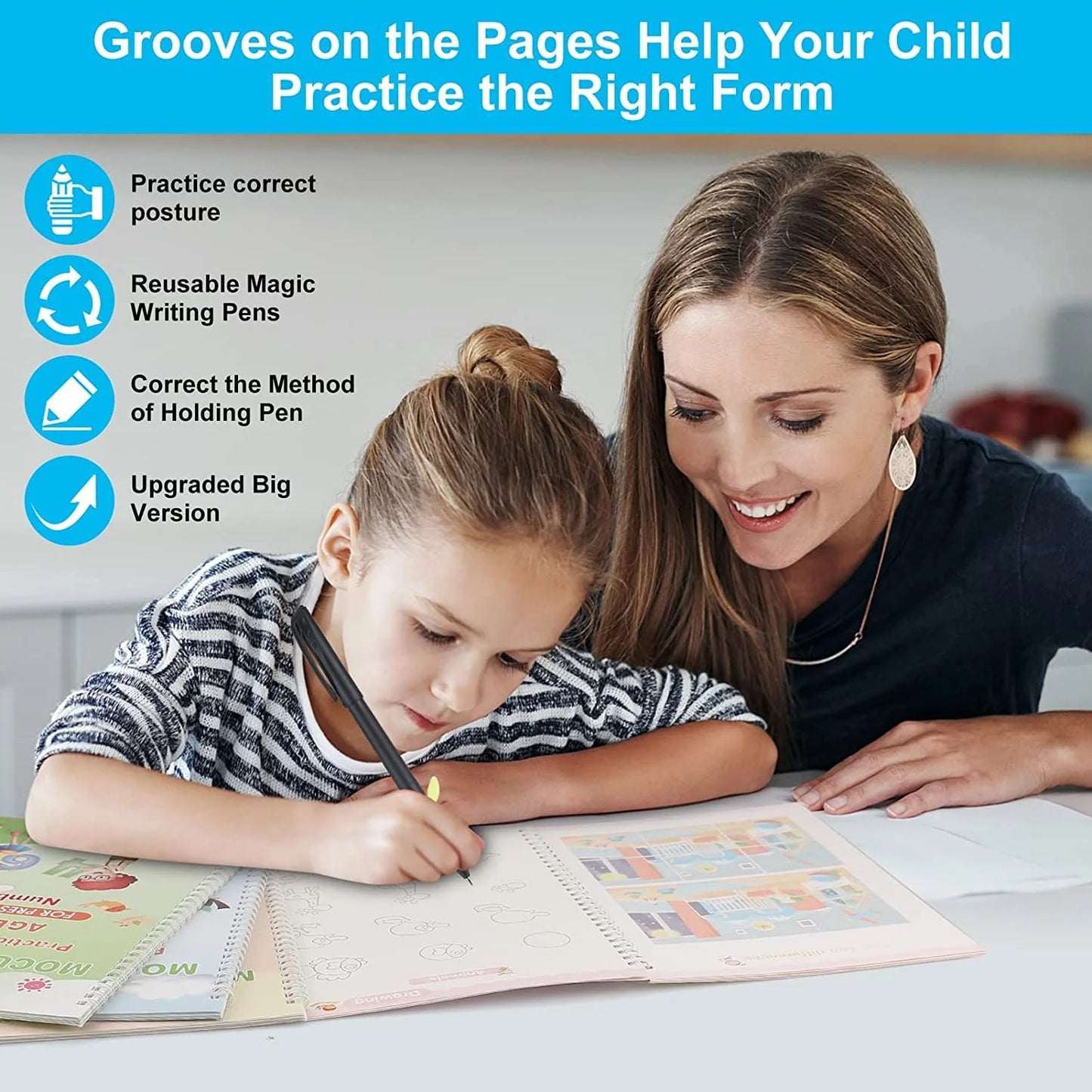 Reusable Handwriting Practice Book 4 BOOKS